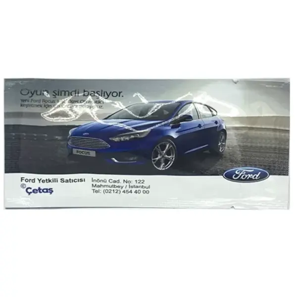 Tekli ıslak mendil 5,4×14 cm ıslak mendil promosyon görseli