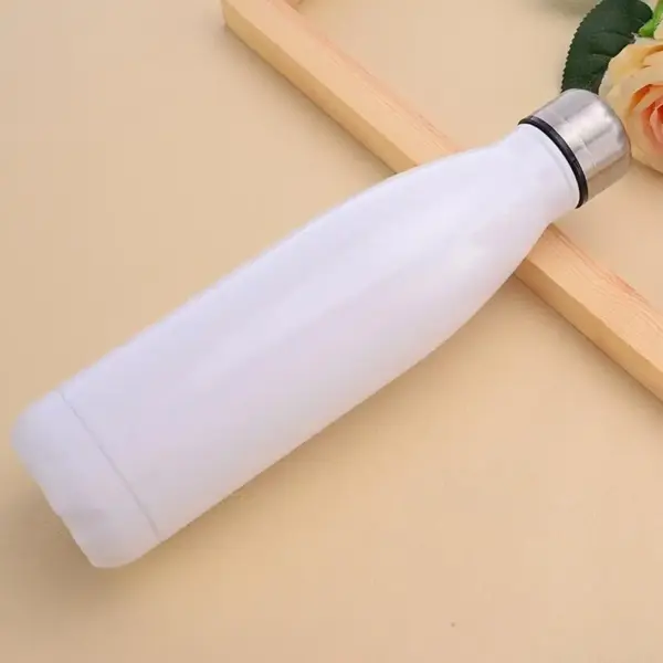 Baskılı renkli çelik termos