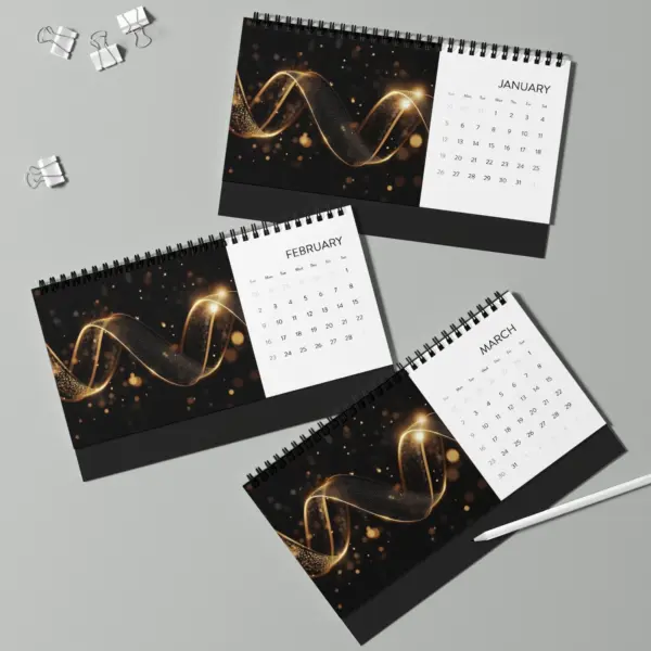 Laminated Bristol Desk Calendar PTK 1420 S - Image 2