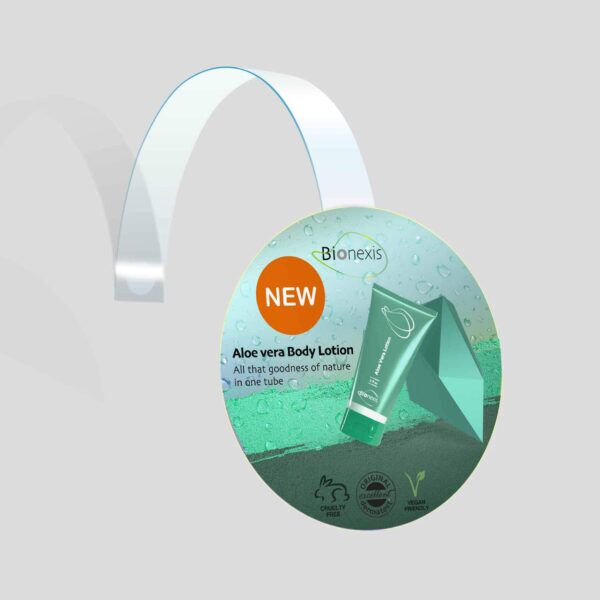 wobbler baskılı logolu