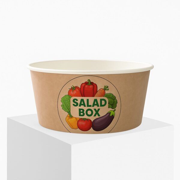 salata kasesi logo baskılı