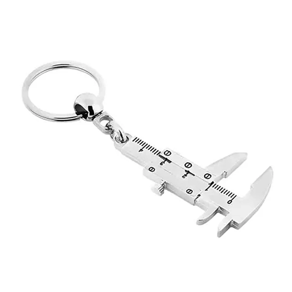 3D Metal Vernier Caliper Keychain anh 1818