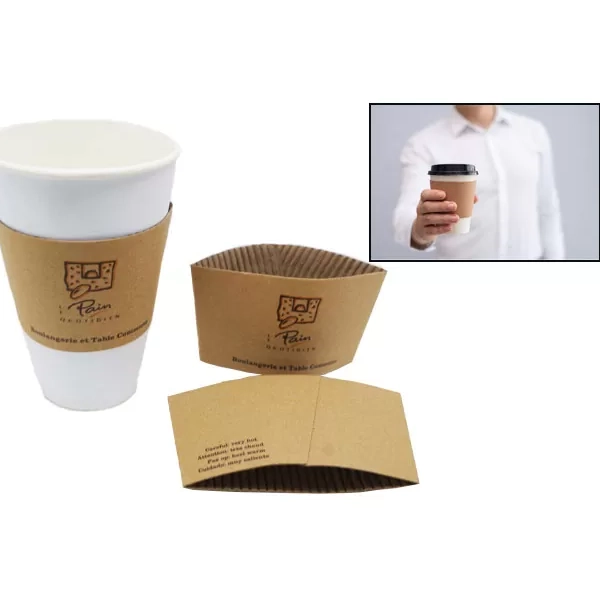 8 oz Cardboard Cup Sleeve kb 77
