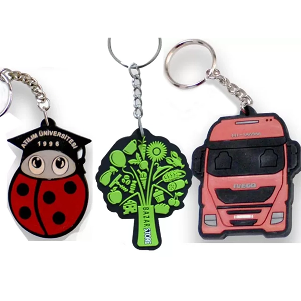 Micro Injection Rubber Keychain anh 101