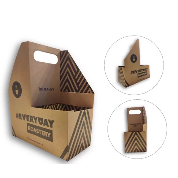Kraft Paper Cup Holder 2’s kba 1027