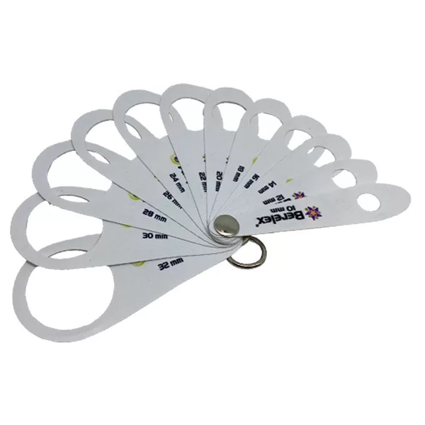 PVC Diameter Gauge Keychain (12 Piece) anh 3412