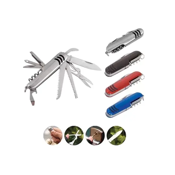11-Function Multi Tool Knife – Customizable Promo Pocket Knife