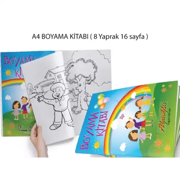 A4 Promotional Coloring Book – Custom Printed