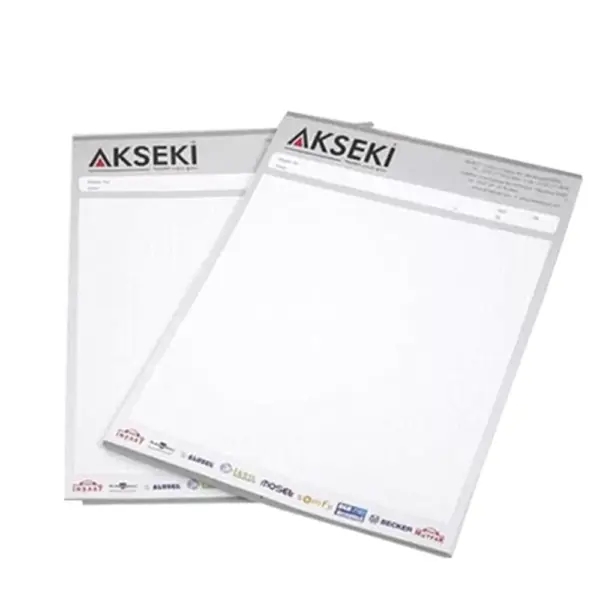 A4 Top Glued Notepad BLK 3