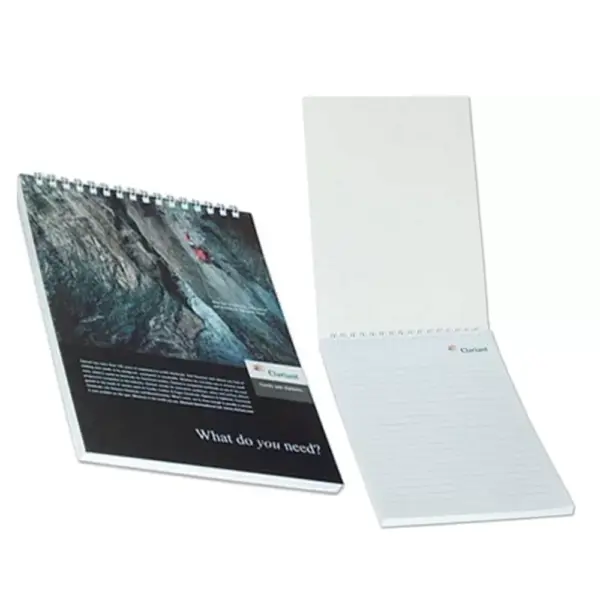 A4 Top Spiral Notebook BLK 12