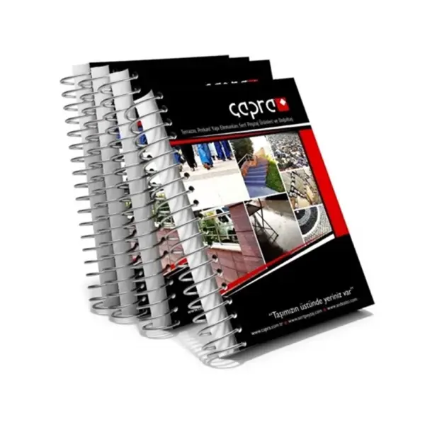 A6 Hard Cover Spiral Notebook BLK 1014
