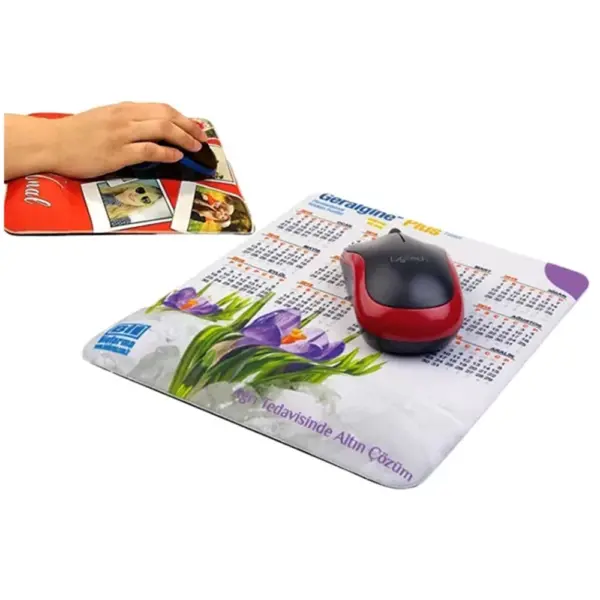 Bileklik Destekli Fabric Mouse Pad – 19×23 cm
