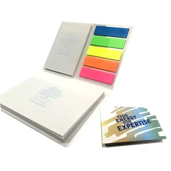 Custom Logo Printed Post-it Note Set with Dividers – 25 & 50 Sheets PST 2000
