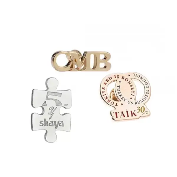3D Enamel Lapel Pin Badge – Base + 0 Color, Custom Design RZ 1810