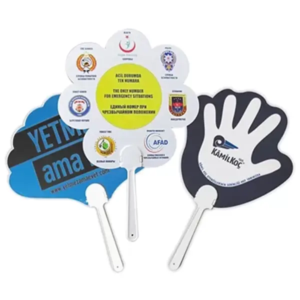 Promotional PVC Fan | Custom Shape & Full Colour Printing PV 2130