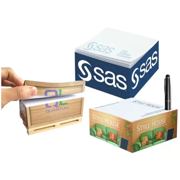Pallet Cube Notepad 9x9x5 cm BLK 019