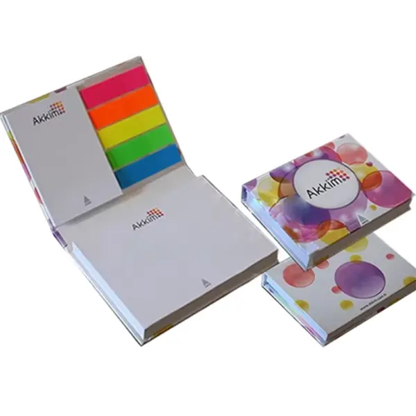Hardcover Sticky Note Set with Dividers – 25-Sheet PST 1000