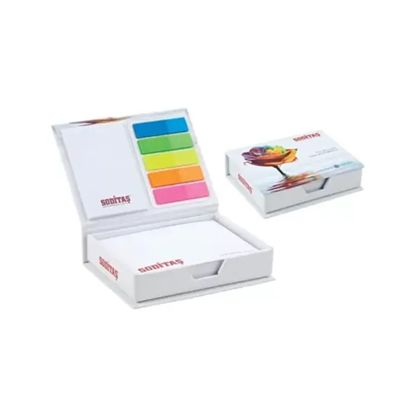 🗃️ Hardcover Notepad with Sticky Notes