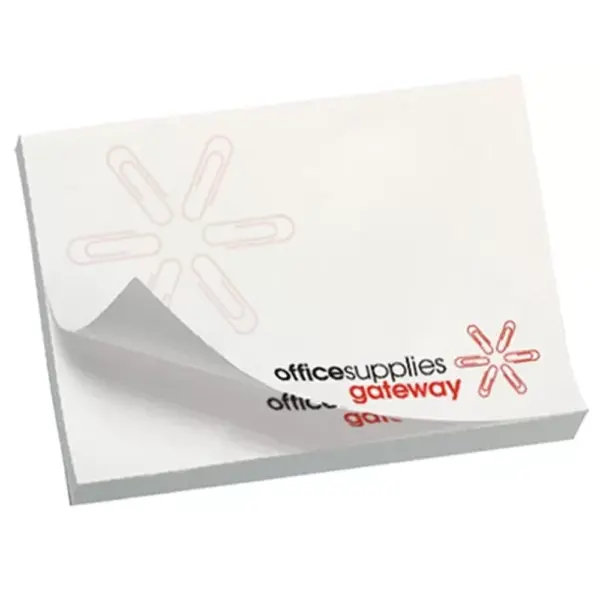 7.5 x 10 cm Custom Logo Self-Adhesive Sticky Notes – 25 Sheets PST 7510
