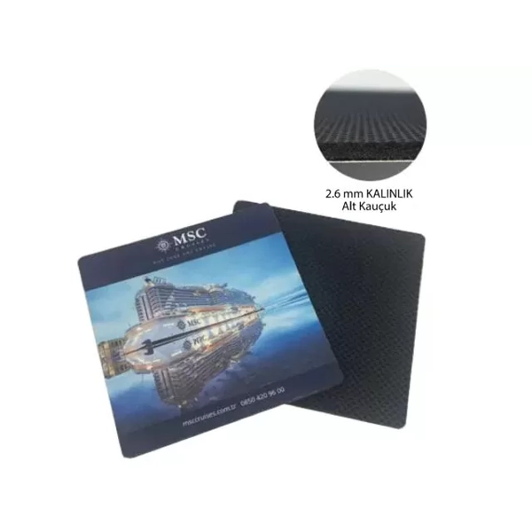 Rubber Coaster – 9×9 cm