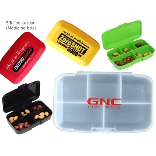 5 Compartment Plastic Pill Box MDK 1001
