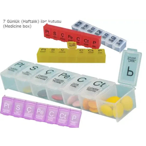 7 Day Pill Box