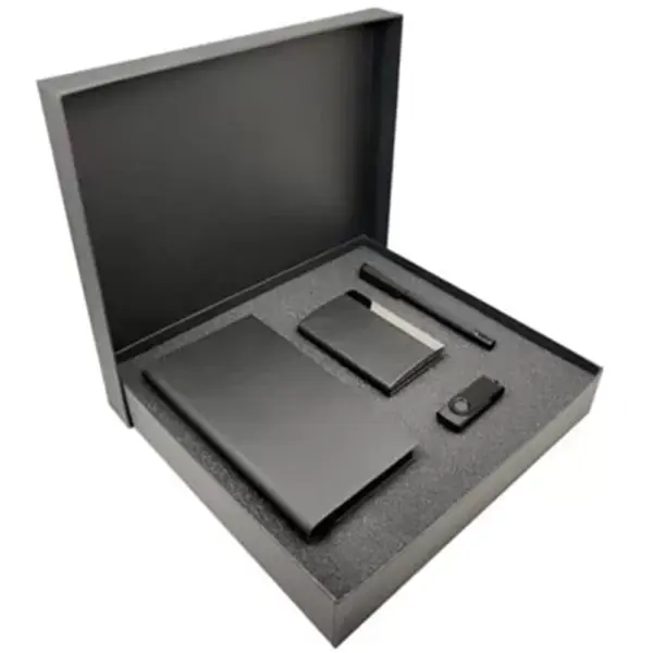 Premium Corporate Gift Set – Notebook, Metal Pen, Card Holder, 16GB USB 13x21cm VIP 2137