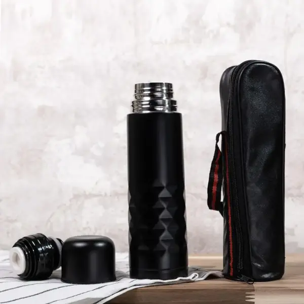500 ml Stainless Steel Thermos with Cup – TM 3559