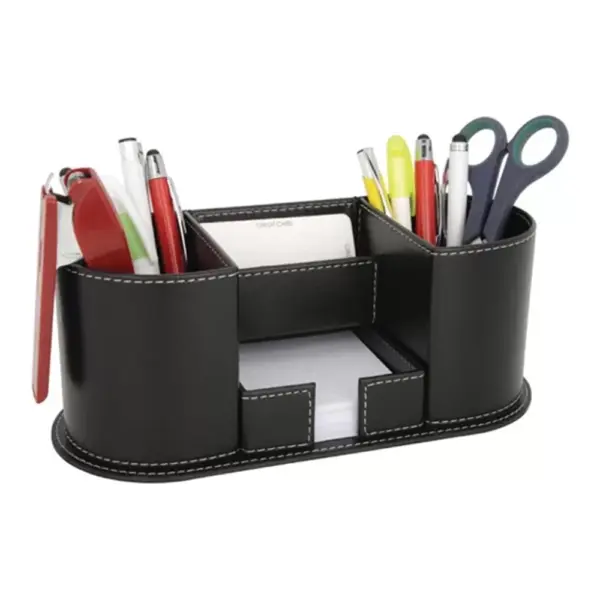 Faux Leather Desk Organizer – Memo Note Pad MS 4506