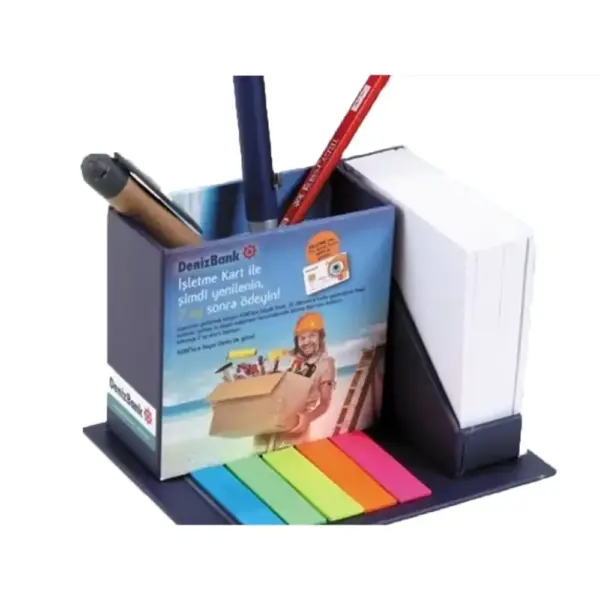 🖊️ Desktop Notepad with Pen Holder