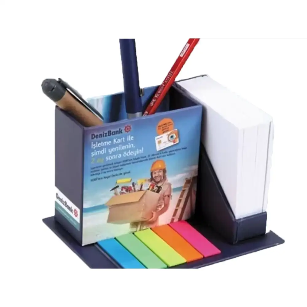 🖊️ Desktop Notepad with Pen Holder