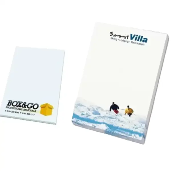 Custom Logo Printed Sticky Note Pad – 25 Sheet PST 5075