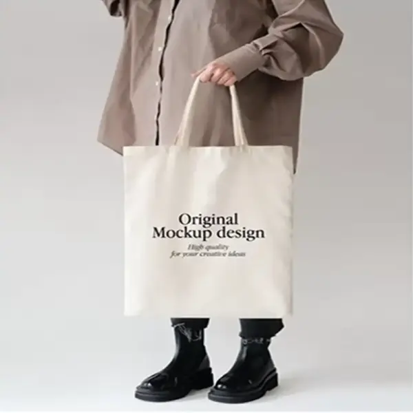 35×45 cm 100% Organic Cotton Tote Bag  hme 3