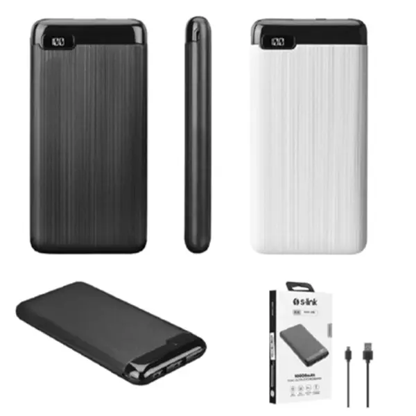 10.000 mAh Black Powerbank
