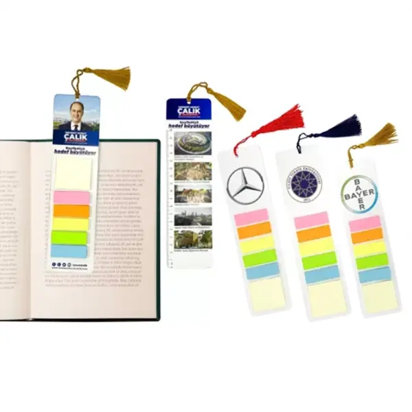 Püsküllü Postitli Kitap Ayracı matbaa ürünleri görsel