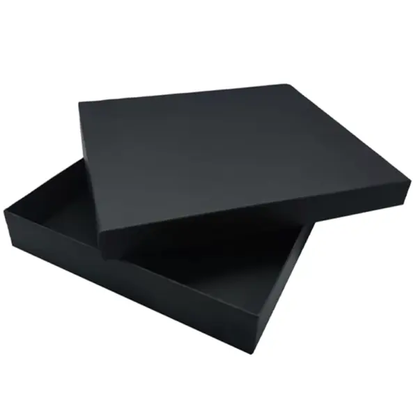 Rigid Laminated Black Cardboard Gift Set Boxes 24X27X4,2 cm KT 2427