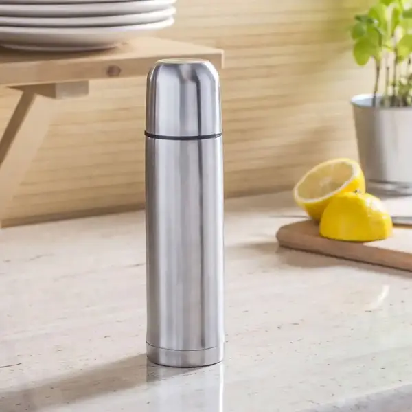 750 ml Leather-Covered Steel Thermos – TM 3554